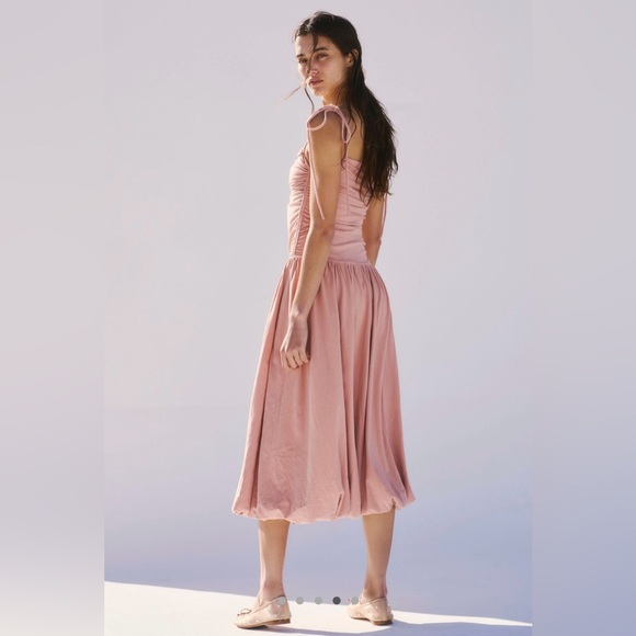 Free People Liza Drop-Waist Midi Dress - Picture 5 of 10